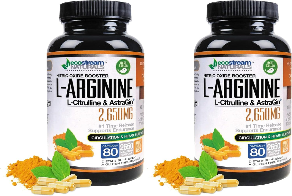 MAX 2650mg Nitric Oxide Booster with L-Arginine, L-Citrulline, and Astragin - Time Release Formula - görsel 7