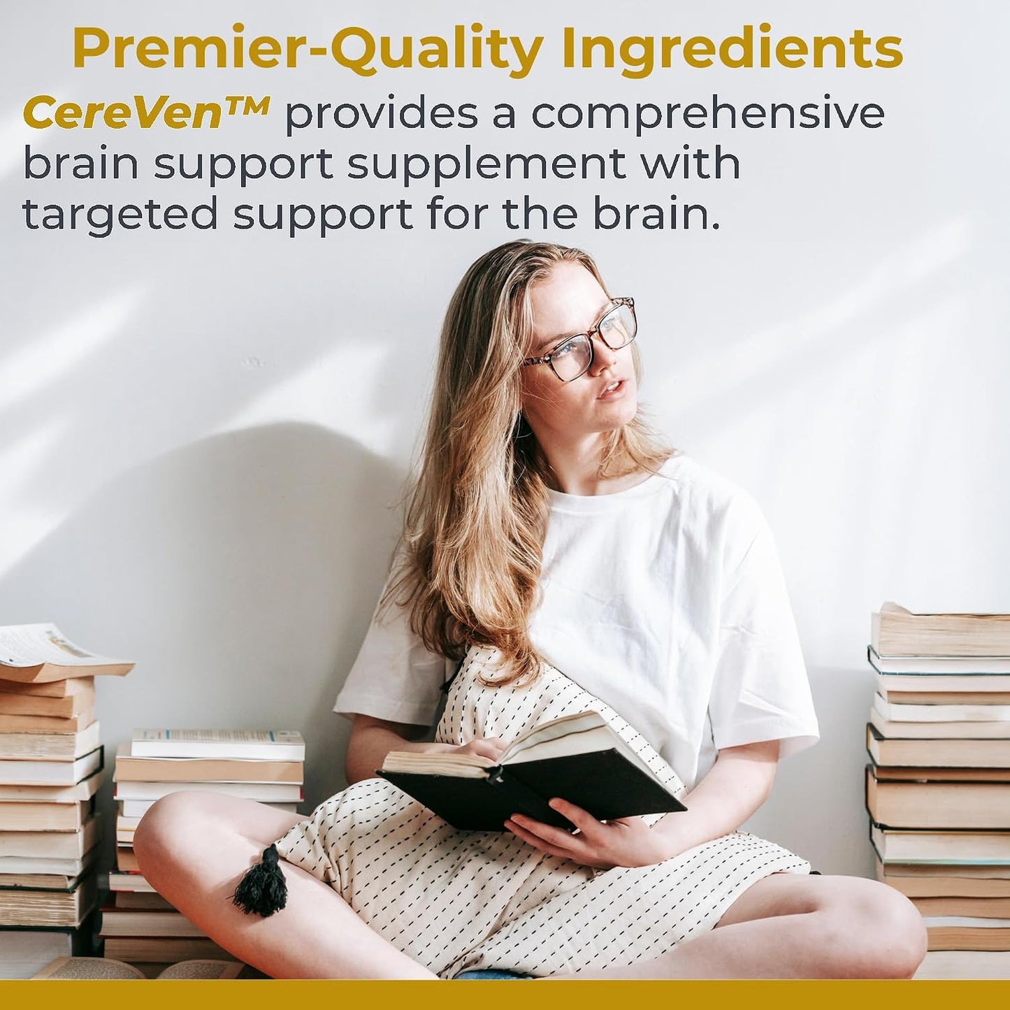 Premier Research Labs CereVen - Herbal Supplement with Rhodiola Rosea for Adaptogenic Support - 60 Vegetarian Capsules - görsel 3