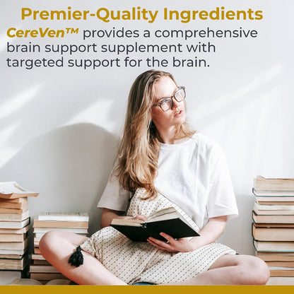 Premier Research Labs CereVen - Herbal Supplement with Rhodiola Rosea for Adaptogenic Support - 60 Vegetarian Capsules