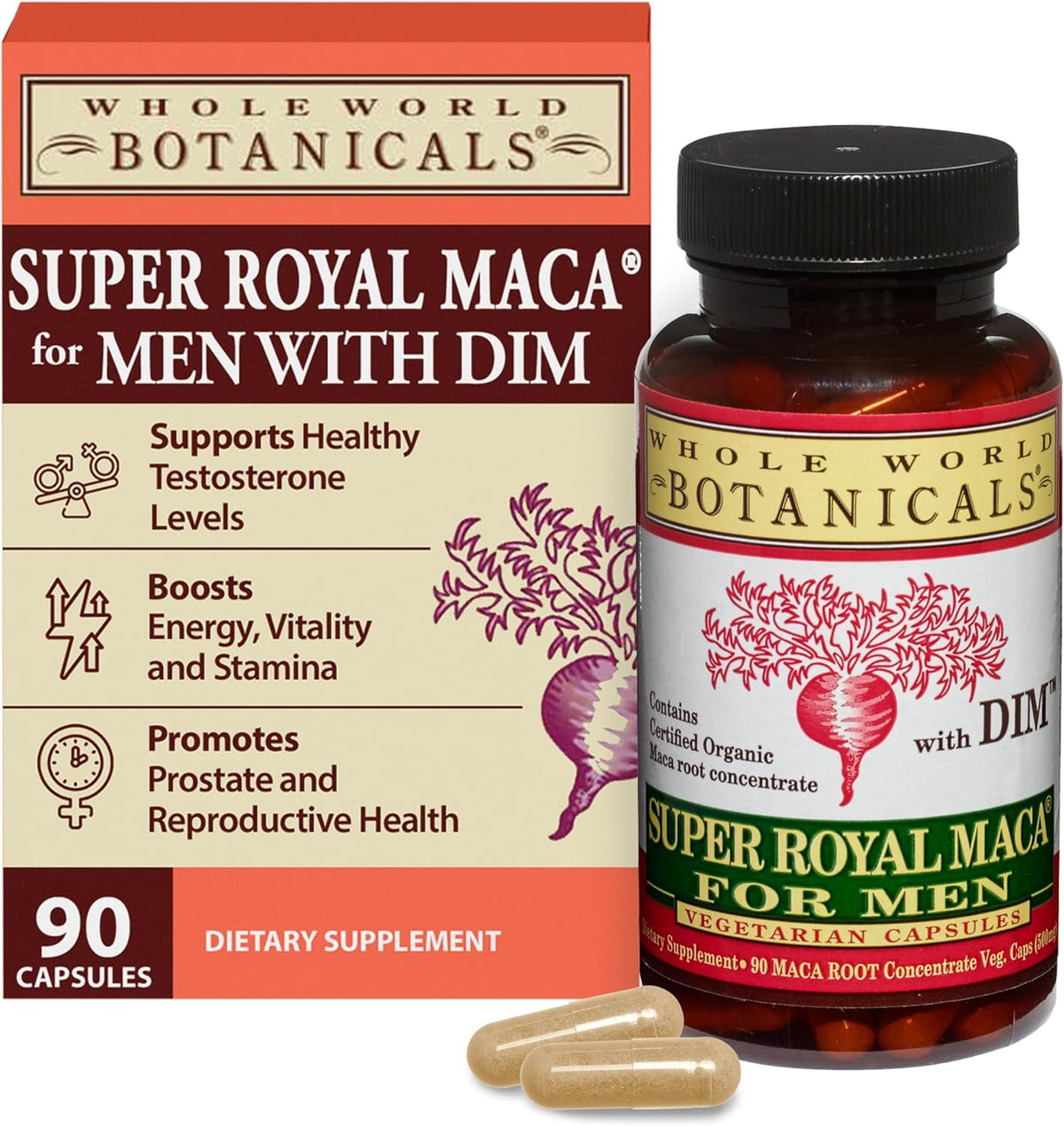 Whole World BOTANICALS Super Royal Maca Men - görsel 1