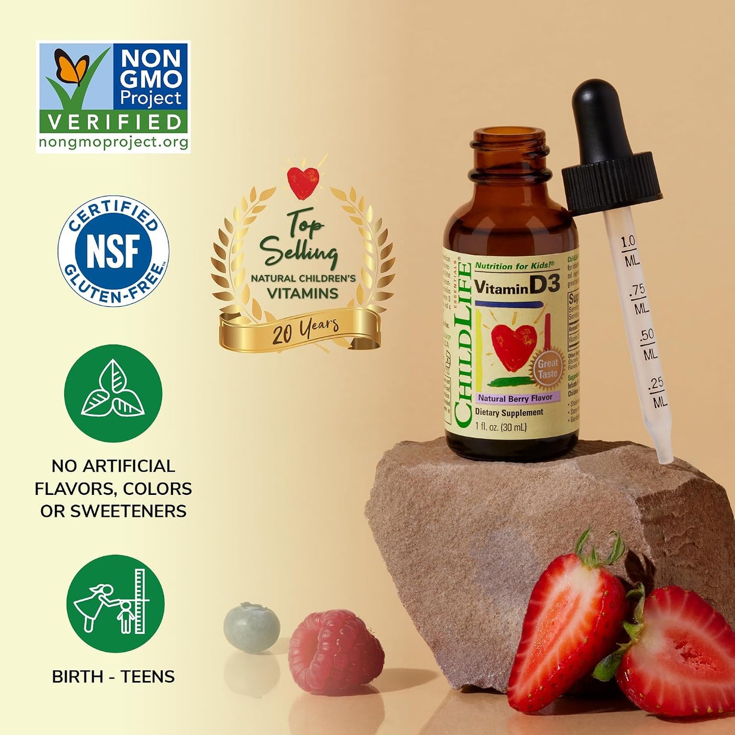 ChildLife Essentials Baby Vitamin D3 Drops - görsel 4