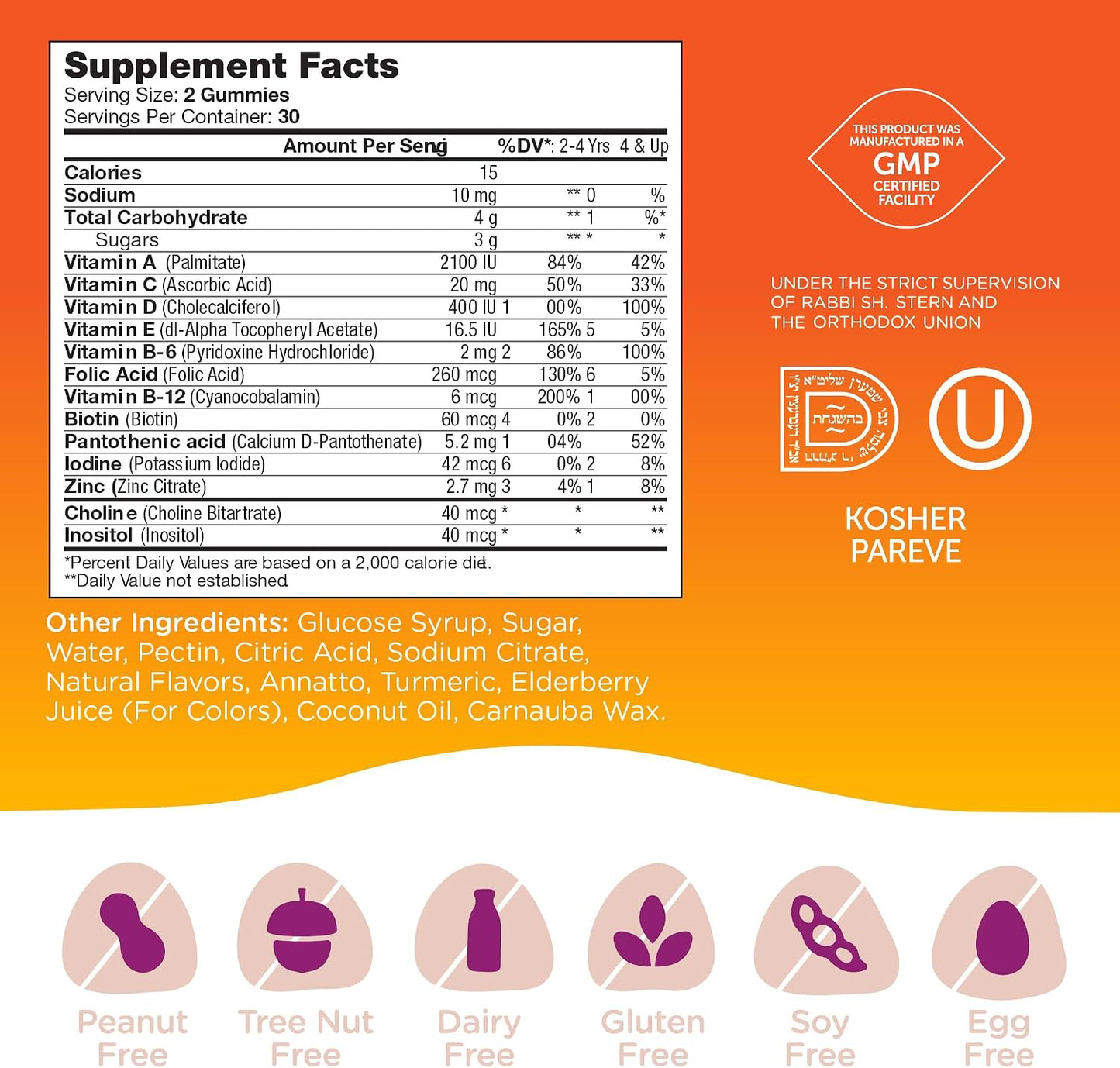 Zahler Chapter One Kids Multivitamin Gummy (60 Gummies) - 13 Vitamins & Nutrients, Kosher, Non-GMO - görsel 5