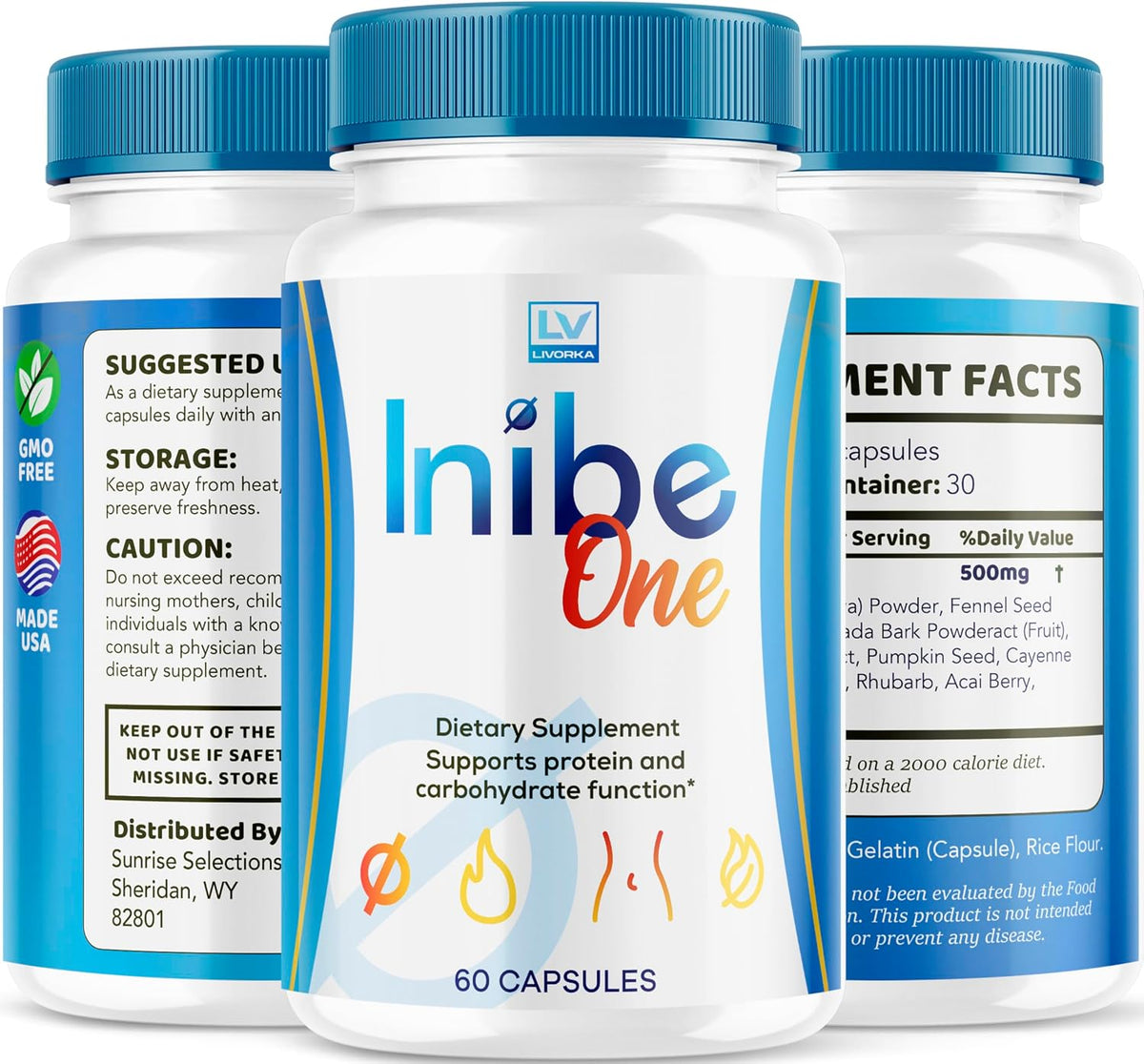 Inibe One Advanced Formula 60 Capsules - görsel 8