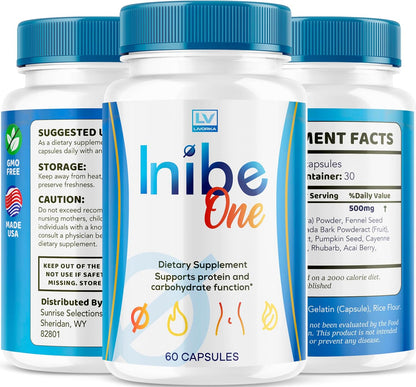Inibe One Capsules (2 Pack) - 120 Capsules, 2-Month Supply