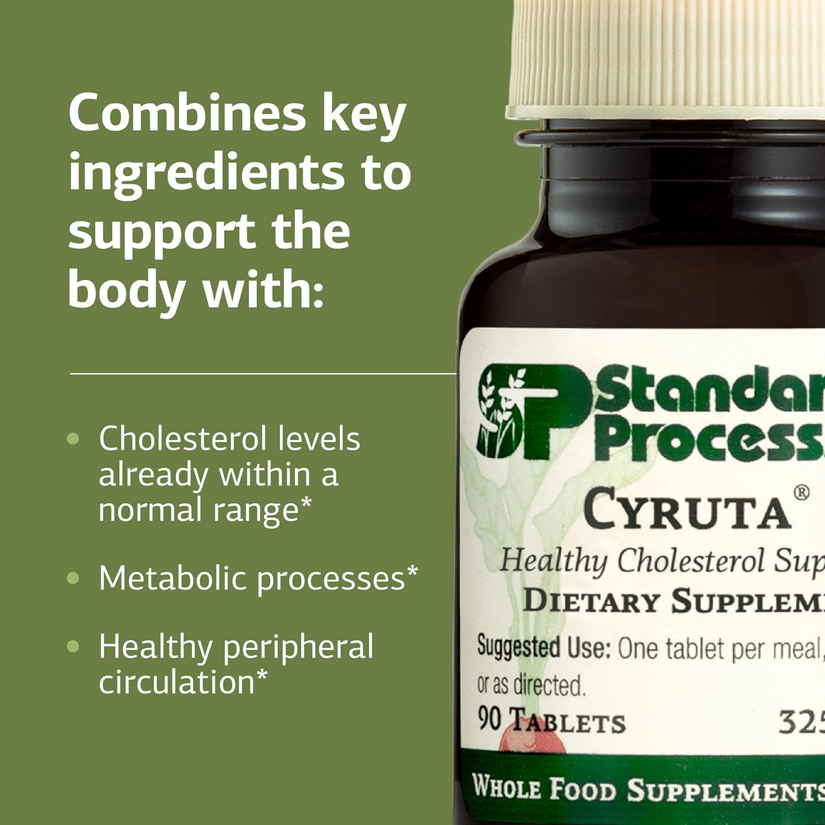 Standard Process Cyruta - Healthy Metabolic Process & Circulation Support Food Supplement - 90 Tablets - görsel 4