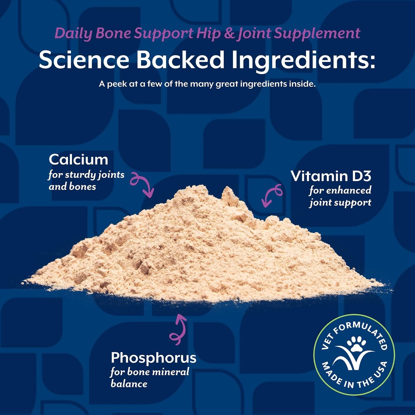 NaturVet Calcium-Phosphorus for Dogs – Supports Strong & Healthy Bones – Enhanced with Essential Minerals & Vitamin D – 454 g Powder - görsel 5