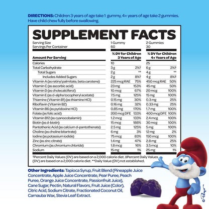 Smurfs Children's Multivitamin Gummies