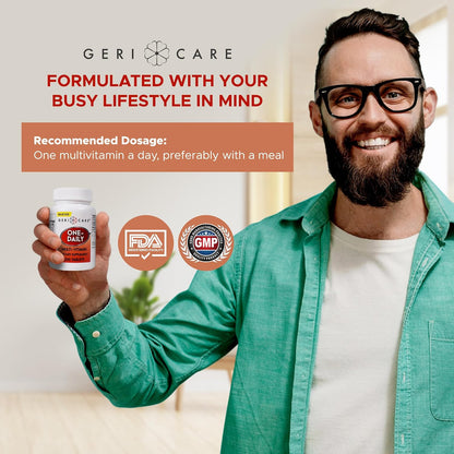 GeriCare One-Daily Multivitamin Tablet, 200 Tablets