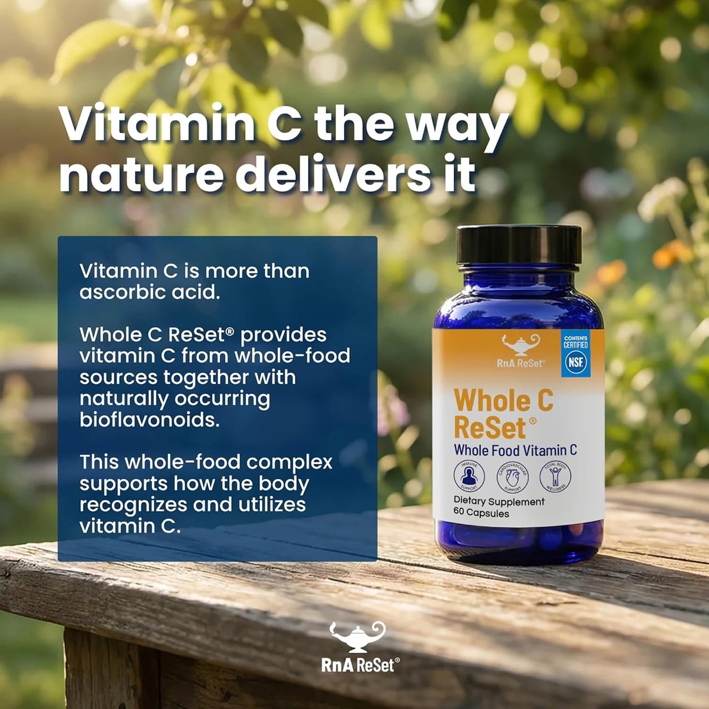 RnA ReSet Whole C Reset – Organic Vitamin C Complex (60 Capsules) - görsel 5