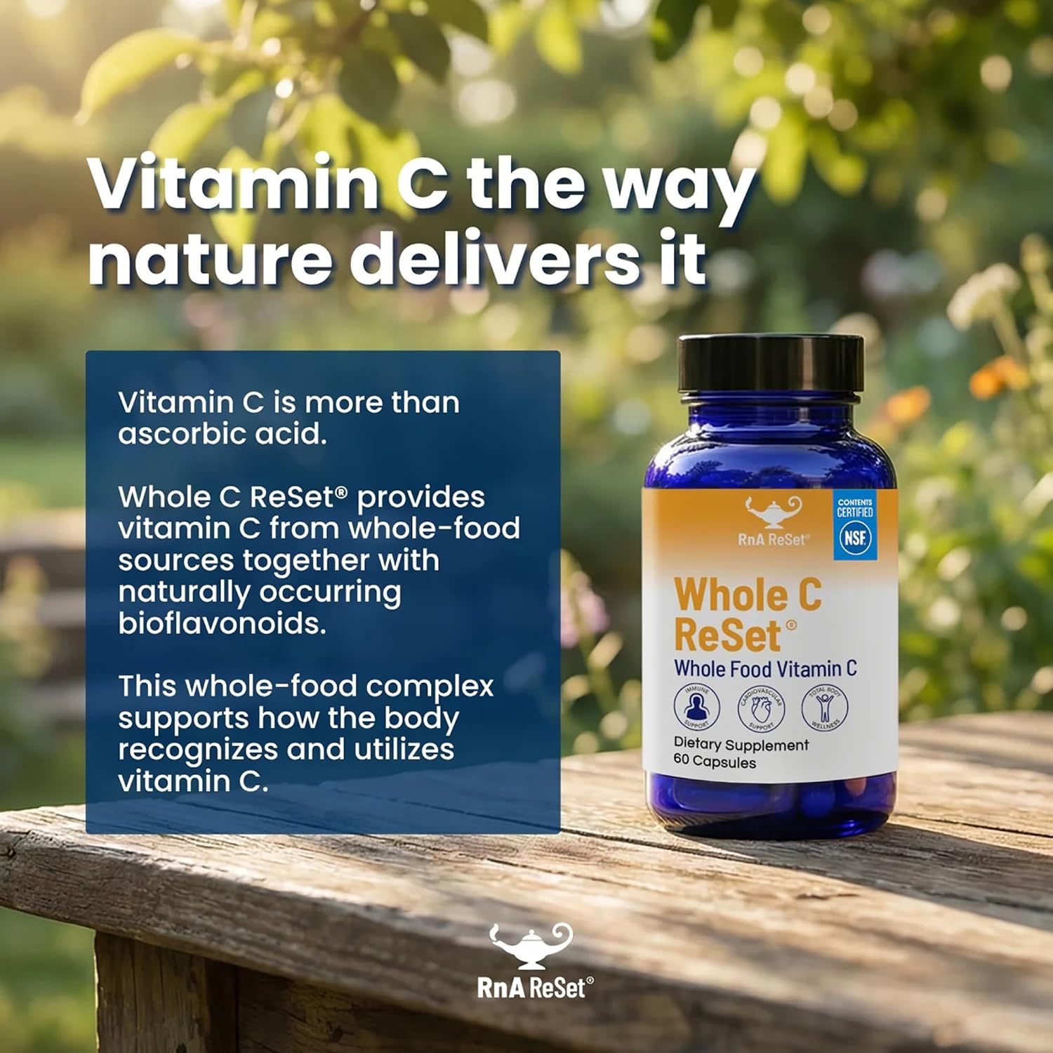 RnA ReSet Whole C Reset – Organic Vitamin C Complex (60 Capsules) - görsel 5