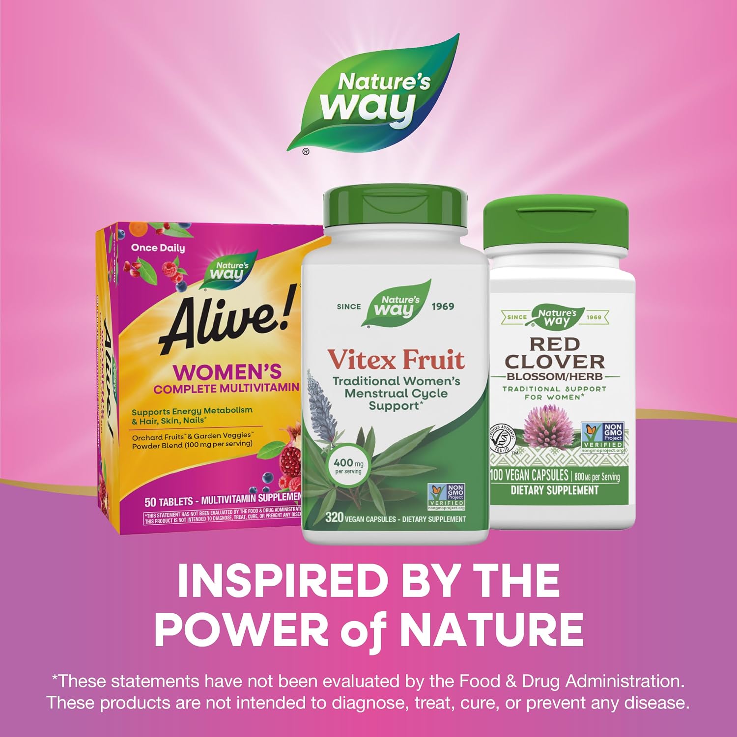Nature's Way Vitex Fruit, Traditional Menstrual Support, 320 Capsules - görsel 7
