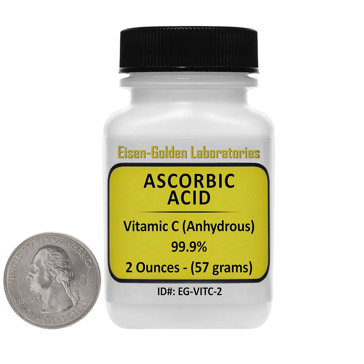 Ascorbic Acid [C6H8O6] 99.9% ACS Reagent Grade Powder, 57 g - görsel 1