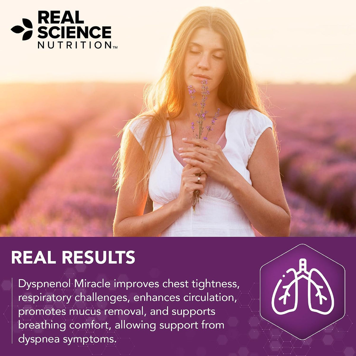 Real Science Dyspnenol - Natural Lung Support Supplement, 60 Capsules - görsel 5