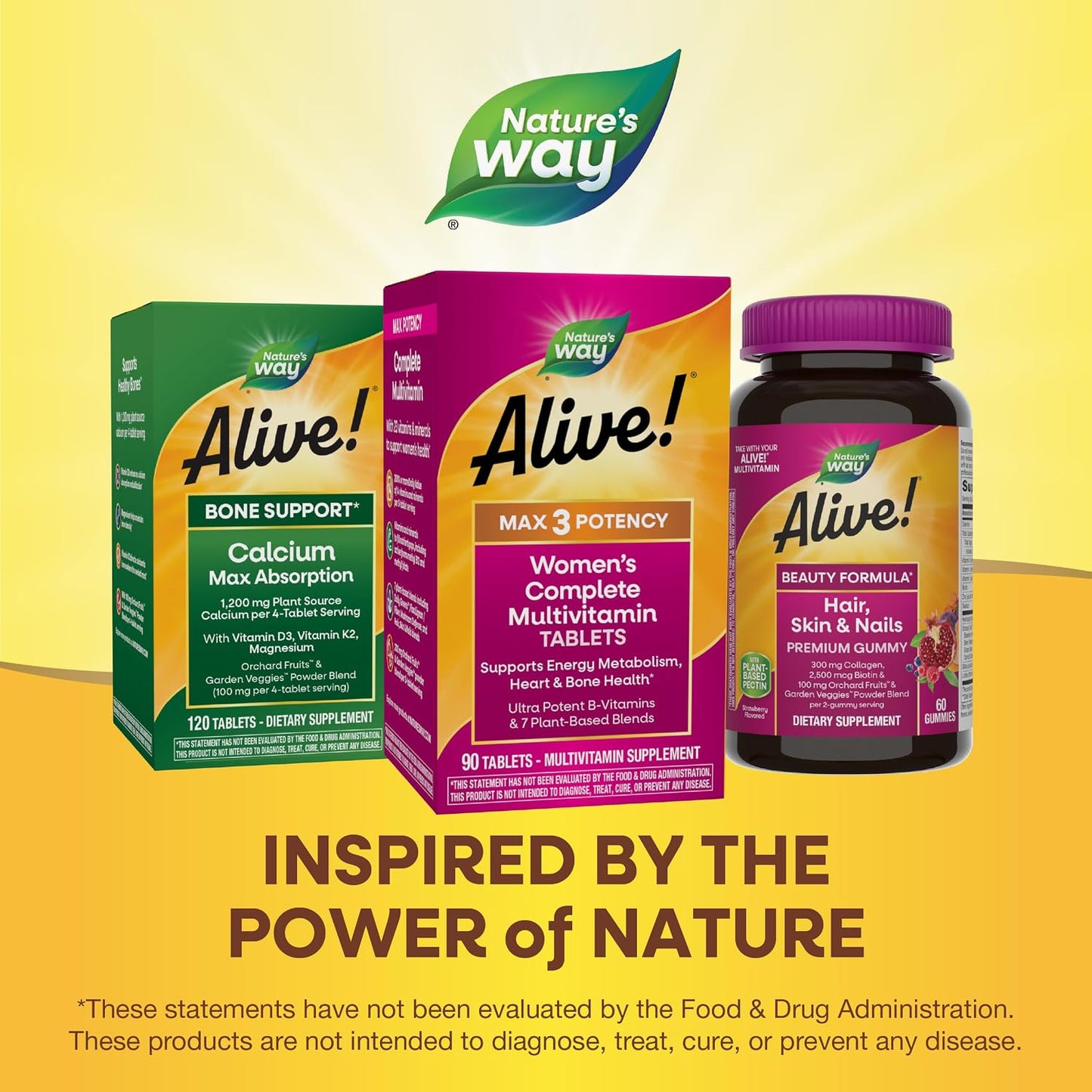 Nature's Way Alive! Max3 Potency Women's Complete Multivitamin, 90 Tablets - görsel 8