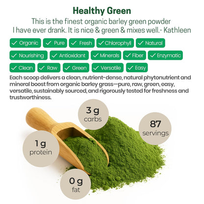 Z Natural Foods Organic Barley Grass Powder - 454 g