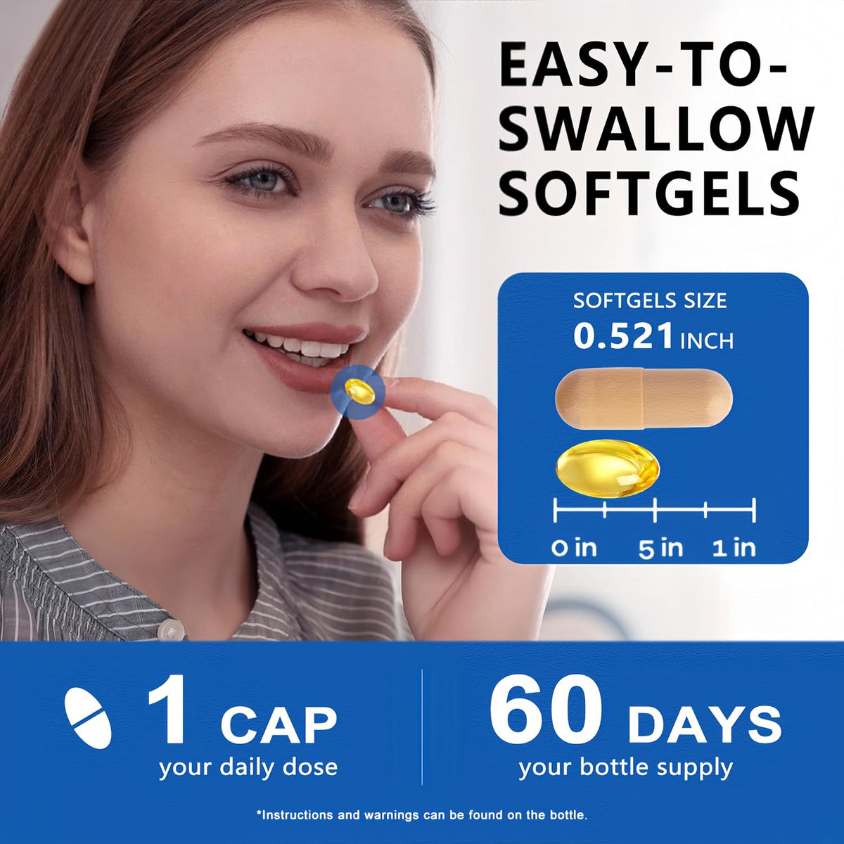 HZZYPLANT Cortisol Support Soft gel capsules with Ashwagandha, L-Theanine and Magnesium - görsel 5
