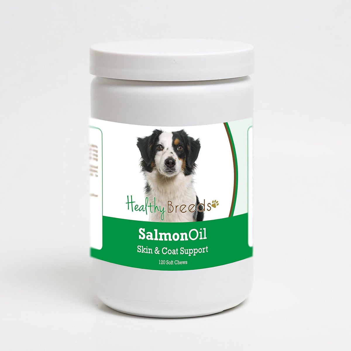 Healthy Breeds Miniature American Shepherd Salmon Oil Soft Chews 120 Count - görsel 1