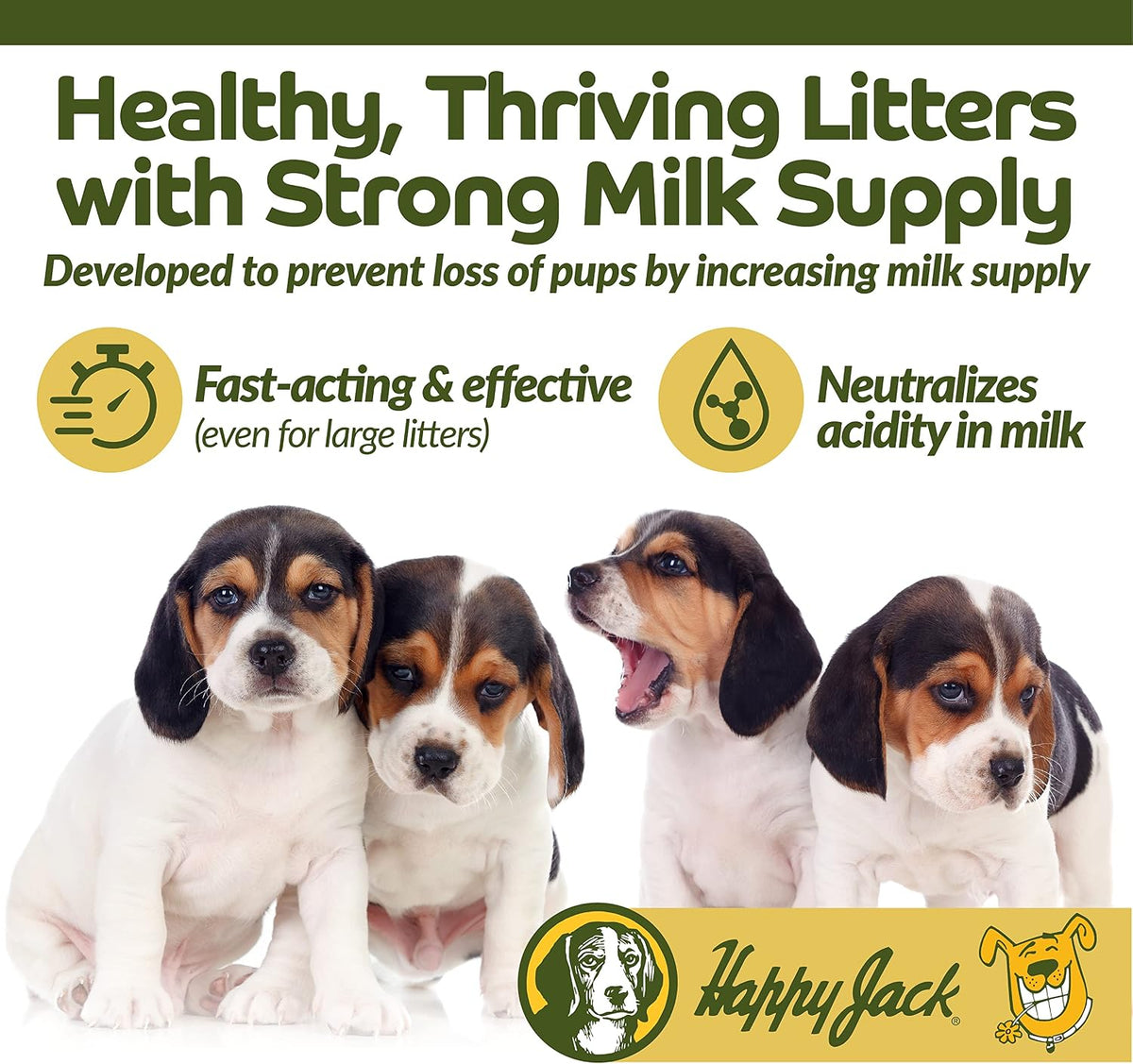 Happy Jack Milkade Dog Breeding & Nursing Supplies, 2 oz - görsel 3