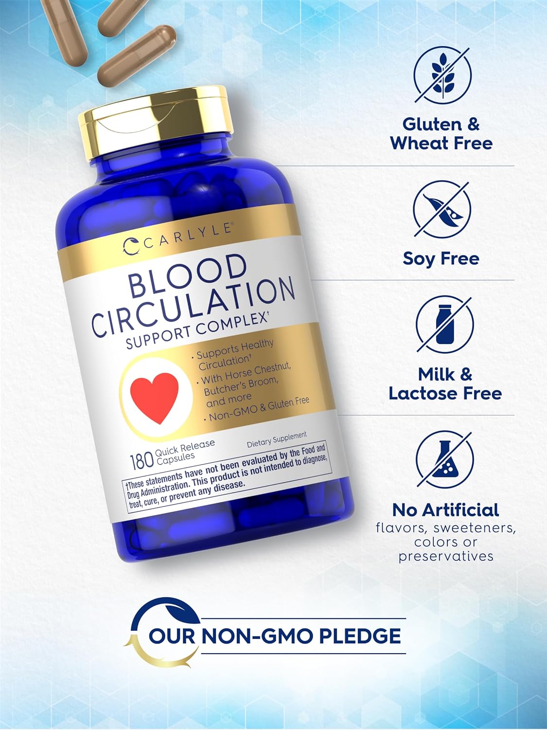 Carlyle Blood Circulation Supplement – 180 Capsules - görsel 5