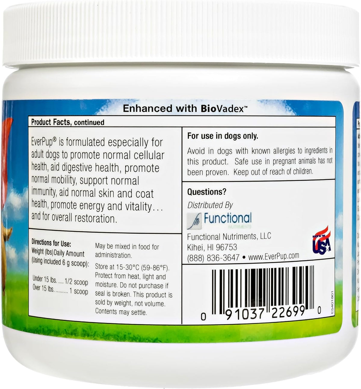 EverPup Ultimate Daily Dog Supplement with Glucosamine, Probiotics, and Vitamins - görsel 4