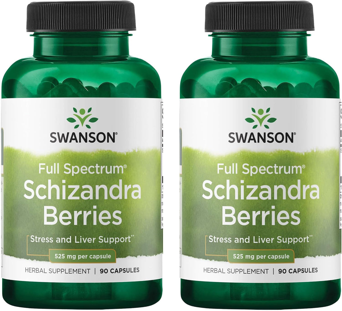 Swanson Full Spectrum Schizandra Berries - 90 Capsules, 525mg Each - görsel 8