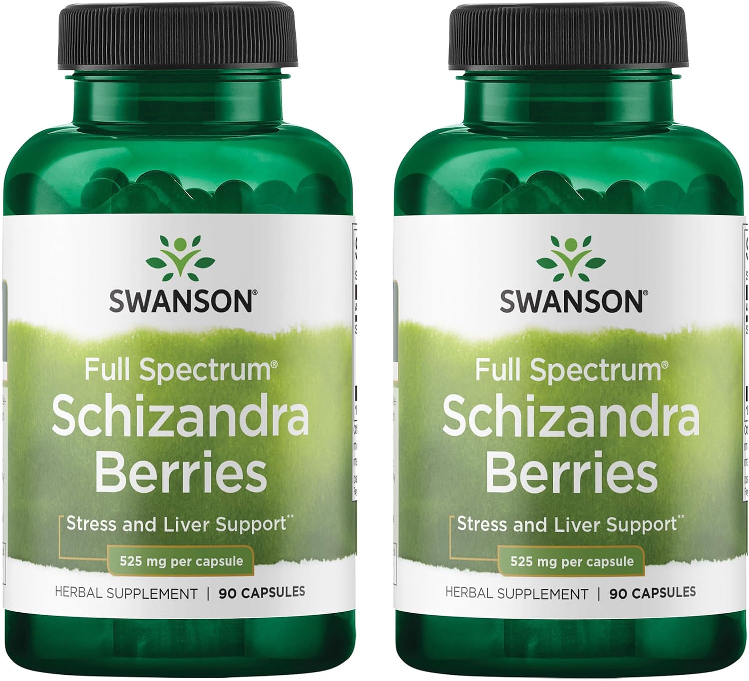 Swanson Full Spectrum Schizandra Berries - 90 Capsules, 525mg Each - görsel 8