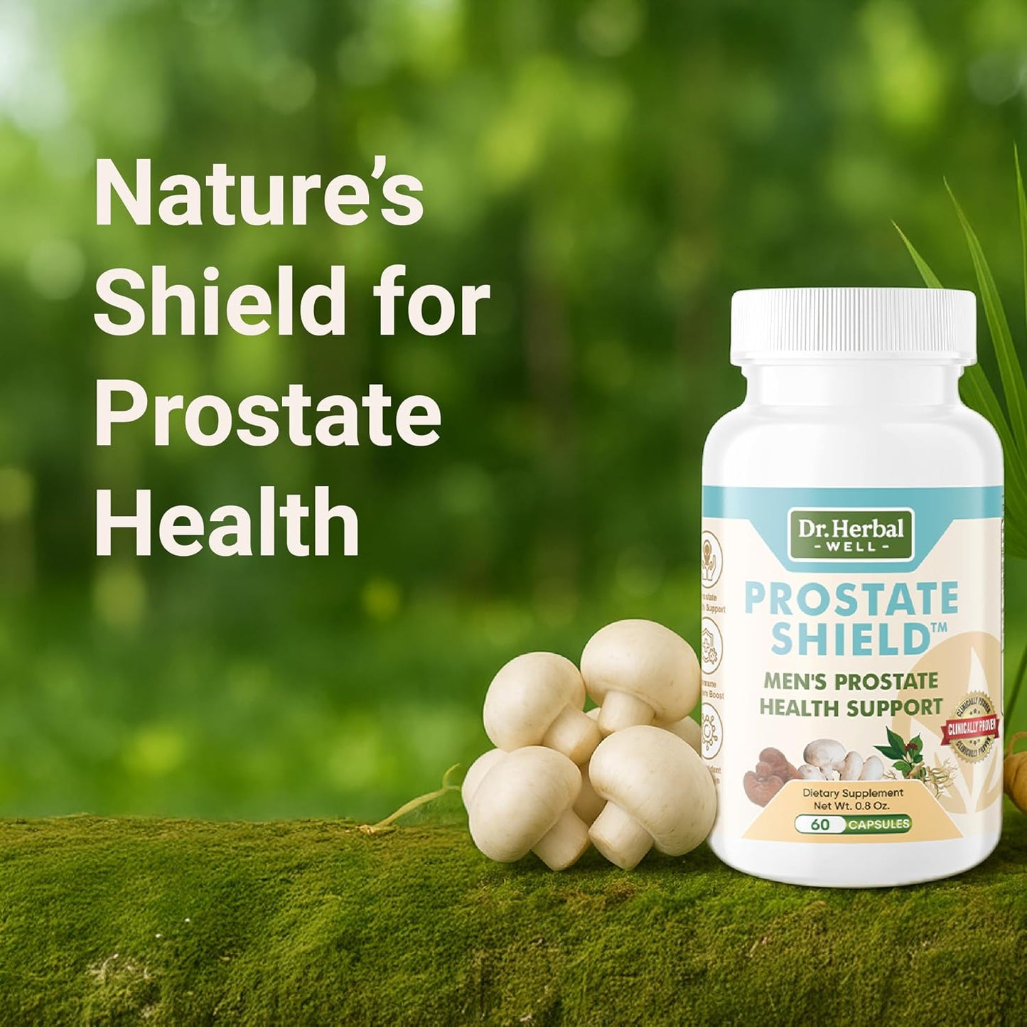 DR. HERBAL WELL Prostate Shield – Natural Herbal Support for Prostate & Immune Health - görsel 3