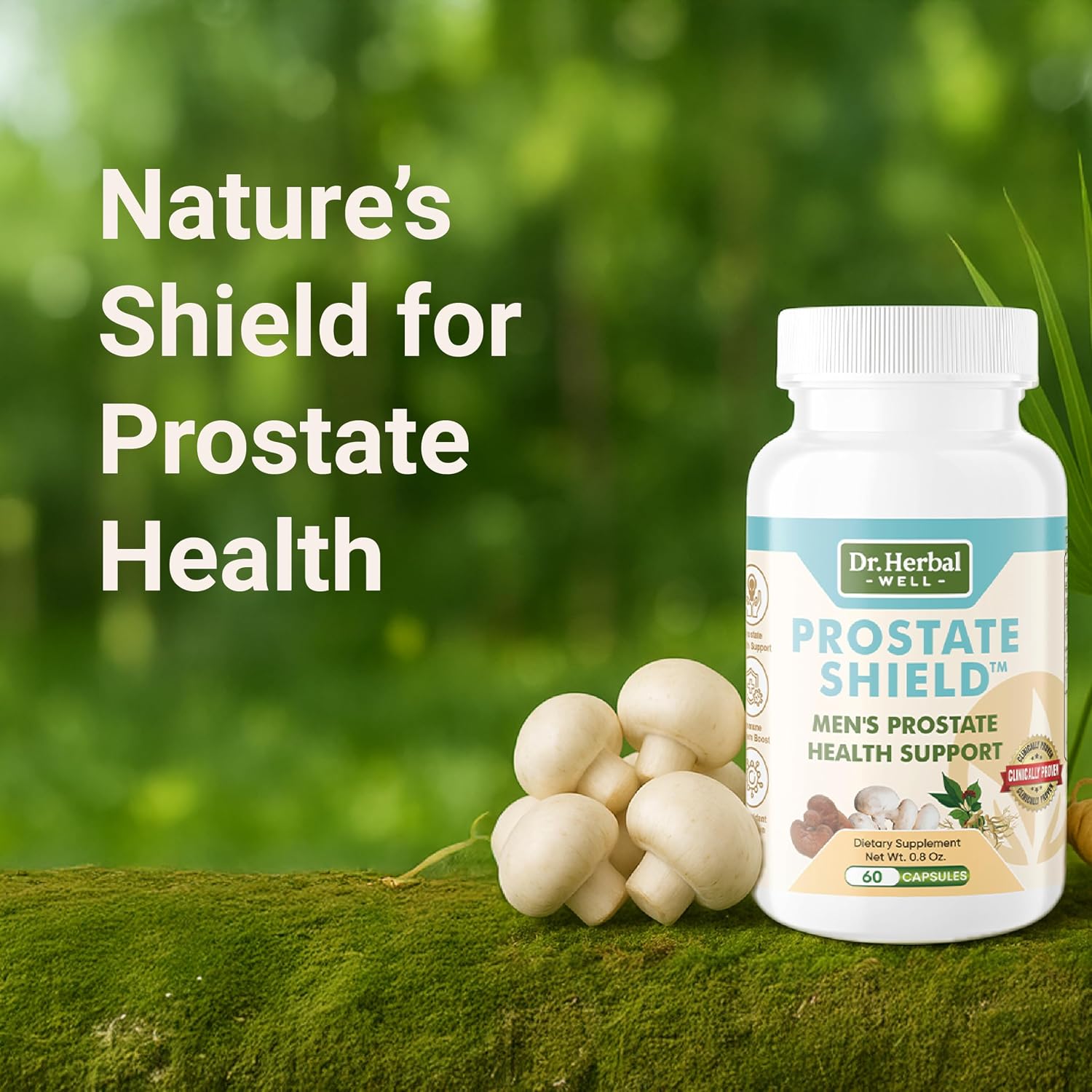 DR. HERBAL WELL Prostate Shield – Natural Herbal Support for Prostate & Immune Health - görsel 3