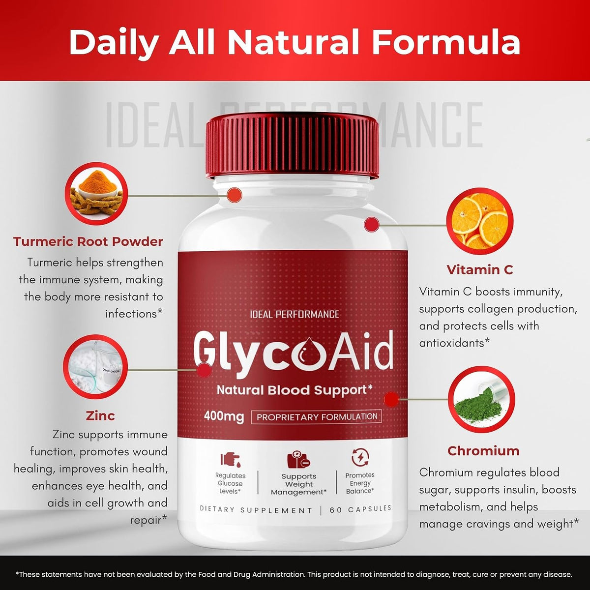 Glyco Aid Capsules Advanced Blood Support Formula (2 Pack) - görsel 7