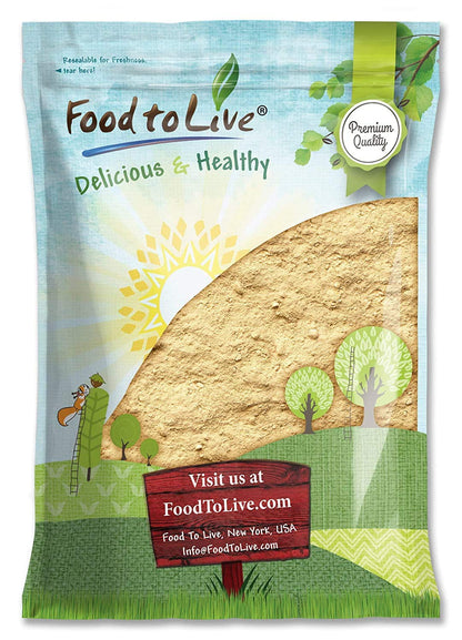 Food to Live Yellow Maca Powder, 3.63 kg – Raw Ground Maca Root, Vegan, Kosher, Keto, Non-Gelatinised, Bulk