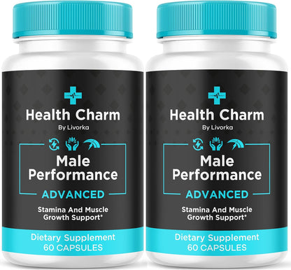 Health Charm Men's Multivitamin Capsules (2 Pack, 120 Count)