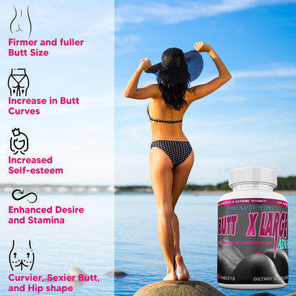 BEAUTIFYEM Butt X-Large Advance Butt Enhancement Tablets - 90 Tablets