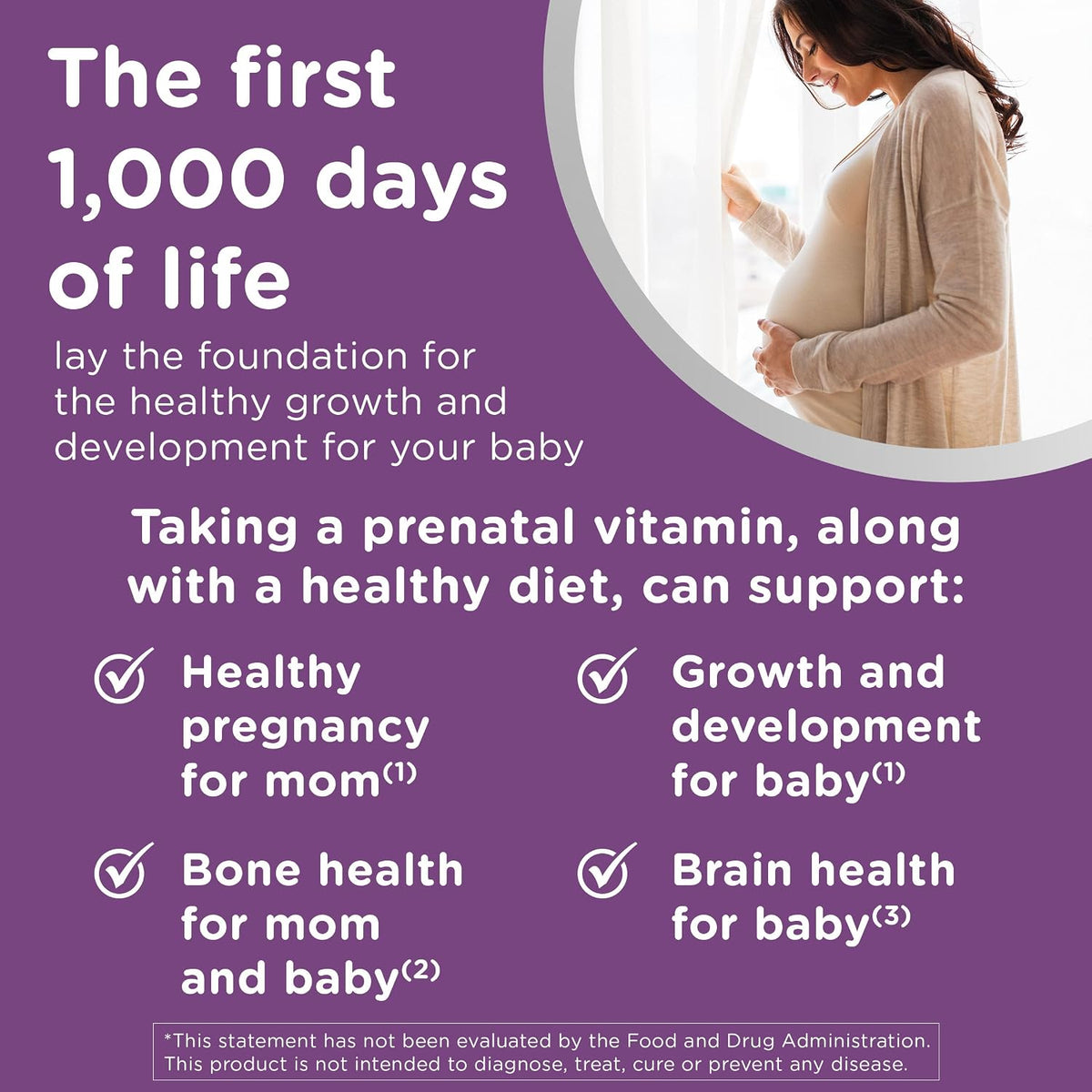 Centrum Prenatal Multivitamin Gummies with DHA and Folic Acid, Mixed Berry and Orange - 60 Count - görsel 5