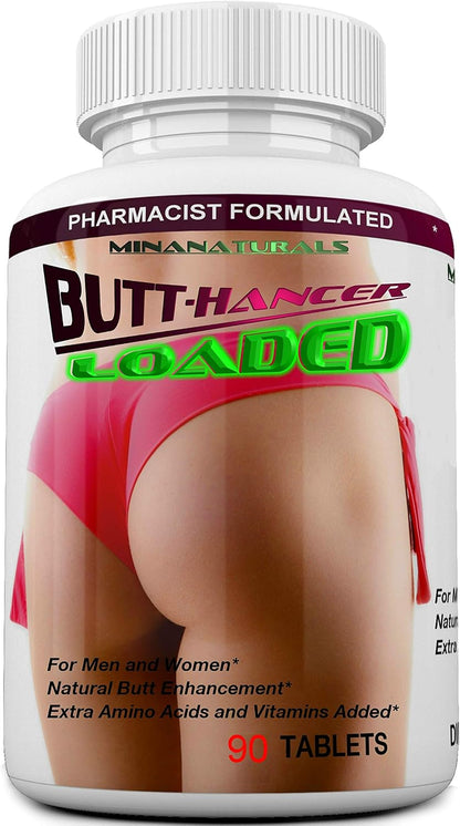 BUTTHANCER Loaded Natural Bum Enhancement Tablets – 90 Tablets