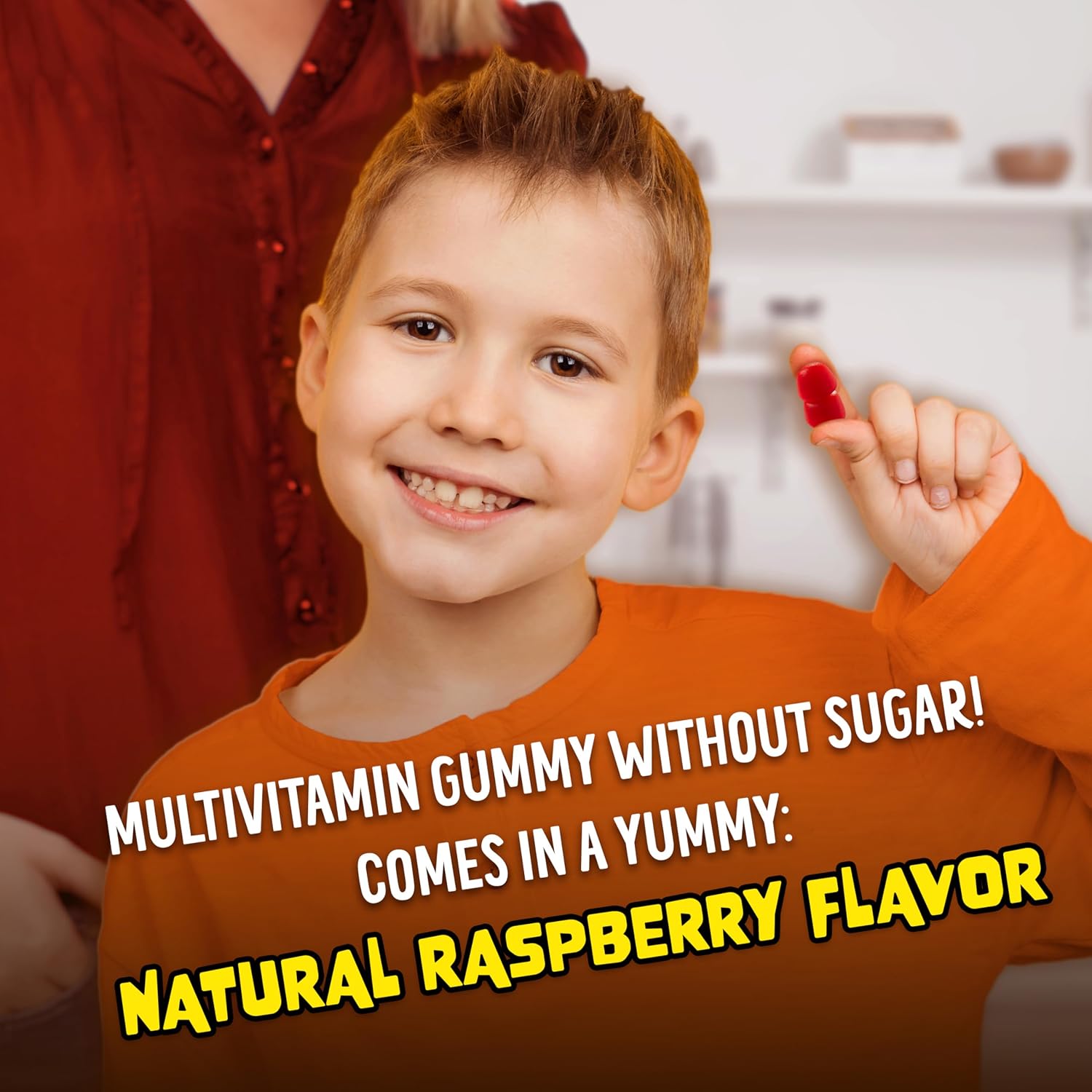 Flintstones Multivitamins for Kids, Sugar Free Kids Multivitamin Gummies, with Vitamins A, C, E, B6 & B12, Raspberry Flavour, 60 Count - görsel 3