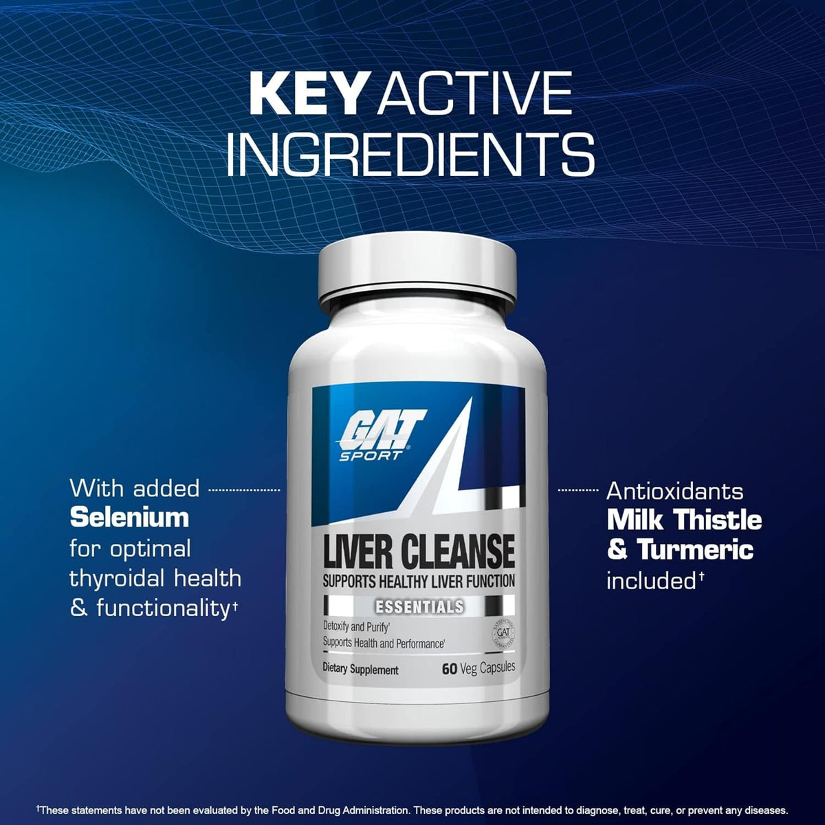 GAT SPORT Essentials Liver Cleanse Multivitamin, 60 Capsules - görsel 5