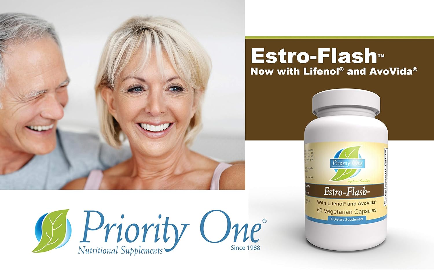 Priority One Estro Flash – Hormonal Support for Mature Women (60 Vegetarian Capsules) - görsel 6