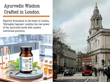 DR WAKDE's Bhringraj Capsules for Hair Growth & Liver Support