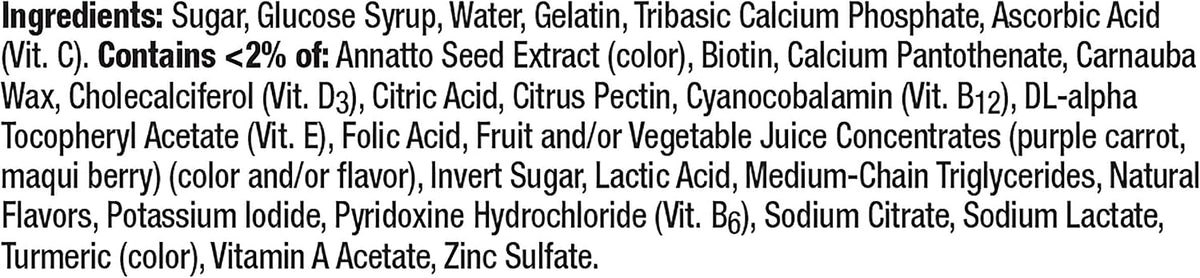 Centrum Multivitamin Gummy for Adults 50 Plus, Assorted Flavour, 120 Count - görsel 3