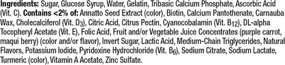 Centrum Multivitamin Gummy for Adults 50 Plus, Assorted Flavour, 120 Count