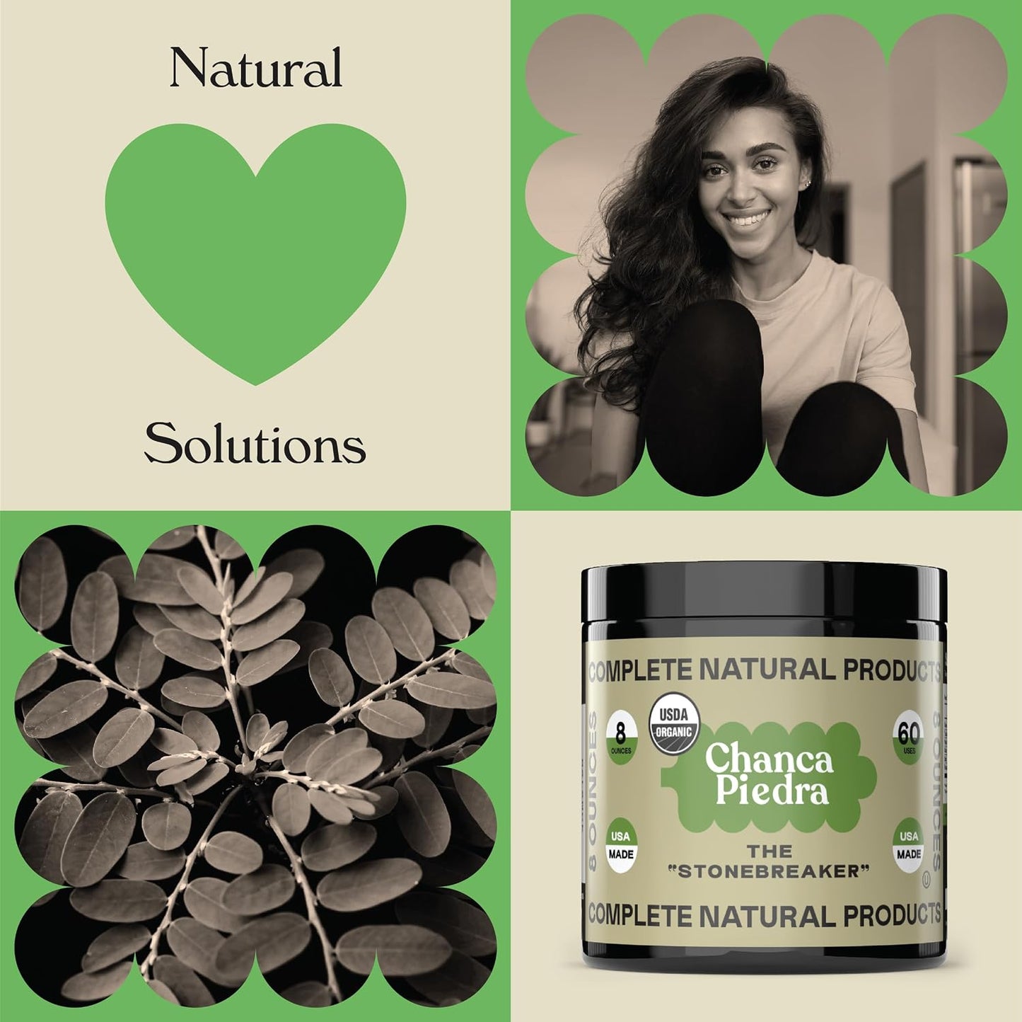 Complete Natural Products Chanca Piedra Organic Powder - Kidney and Gallbladder Support (227 g) - görsel 6