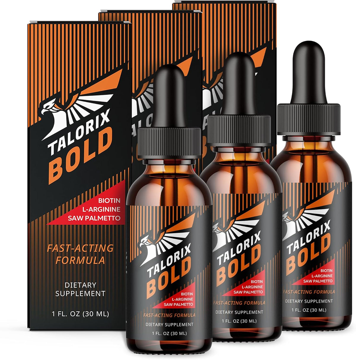 Bold Vitamins Drops for Men | Biotin, Saw Palmetto & L-Arginine | 30 ml - görsel 2