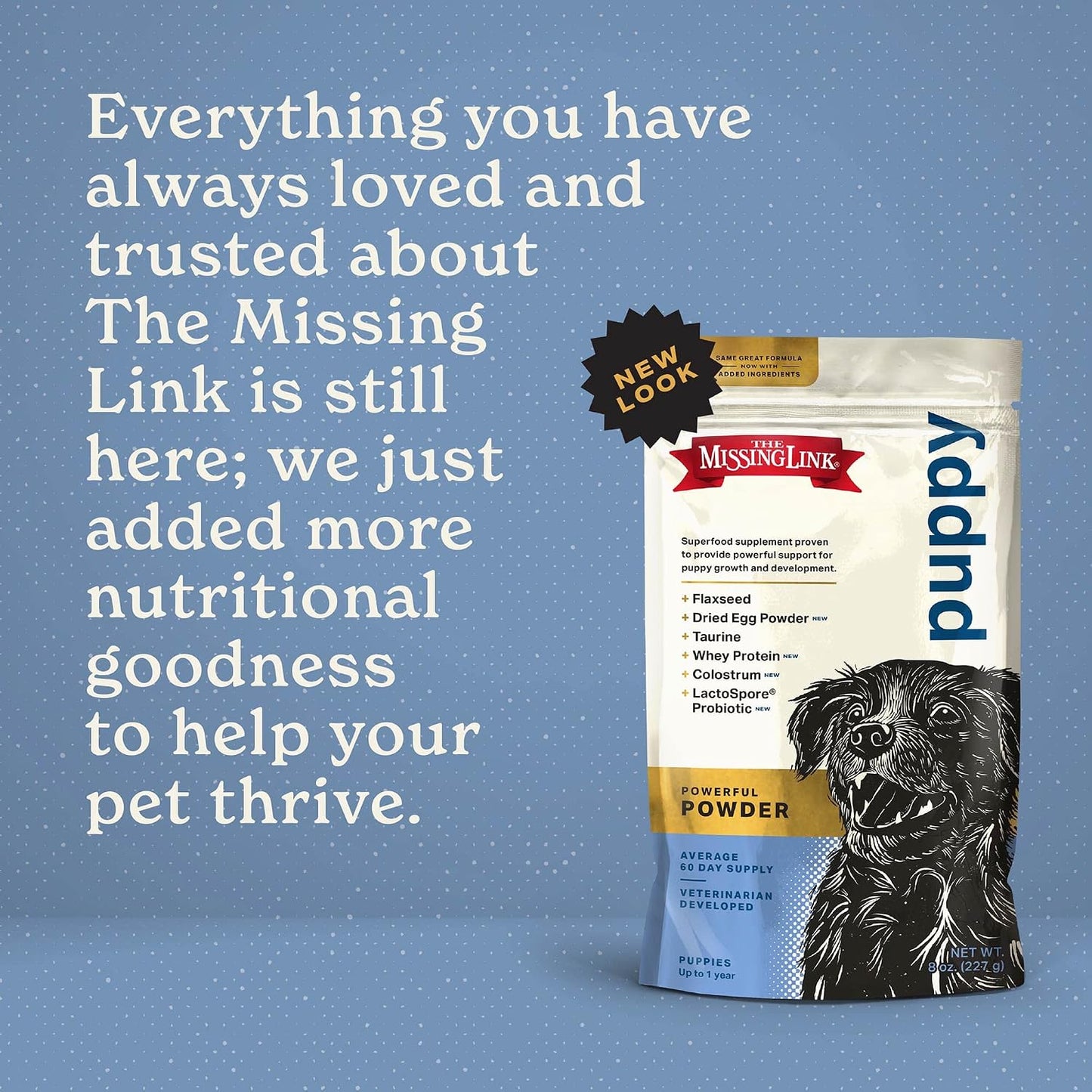 The Missing Link Puppy Supplement 227g – Superfood Powder - görsel 5