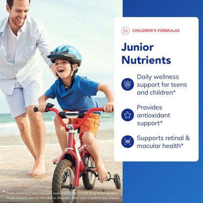 Pure Encapsulations Junior Nutrients - Children & Teens Multivitamin Without Iron - with Calcium, Vitamin D3 & Vitamin C - Non-GMO & Vegetarian - 120 Capsules