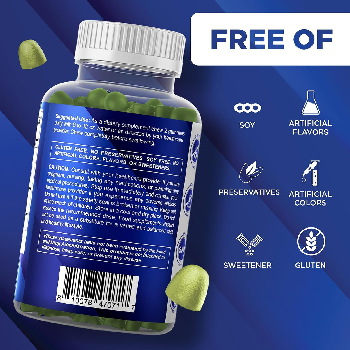 Vitamatic Ashwagandha 30:1 Extract Gummies - 50mg per Serving, 3% Withanolides, 60 Count - görsel 5