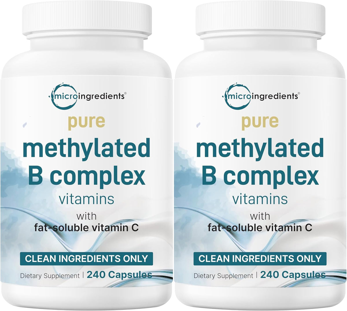 Micro Ingredients Pure Methylated B Complex, 240 Capsules - görsel 9