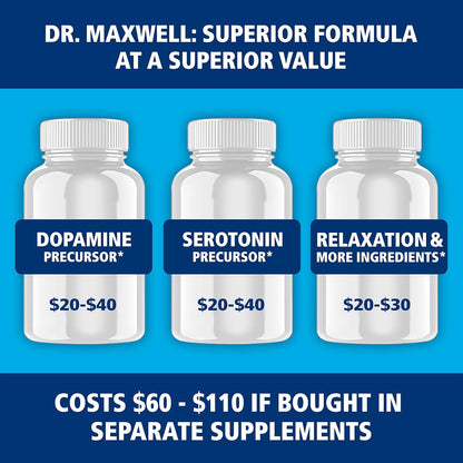 Dr. Maxwell Serotonin & Dopamine Support with Mucuna Pruriens and 5-HTP - 60 Capsules