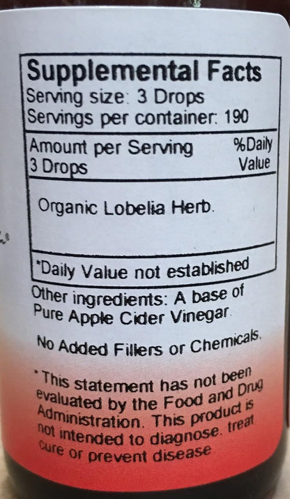 Lobelia Extract - Vinegar Based - Dr. Christopher's Original Formulae (30 ml)