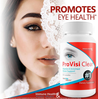 Pro VisiClear for Eyes – Vitamin A Enriched Eye Health Supplement with Lutein and Zeaxanthin