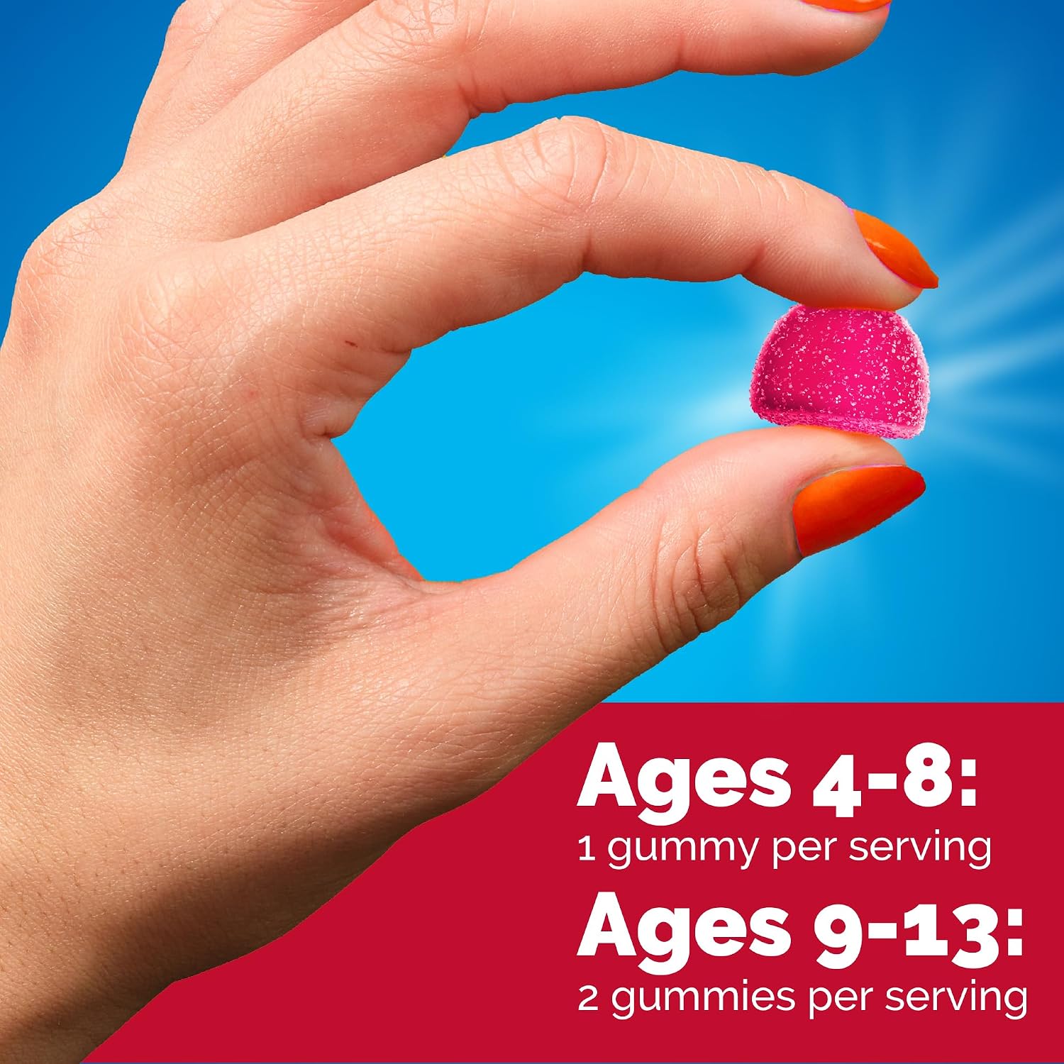 Emergen-C Kidz Immune+ Vitamin C Gummies, Fun-Tastic Fruit, 44 Count - görsel 4